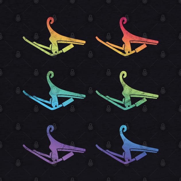 Guitar Capo Colorful Theme by nightsworthy